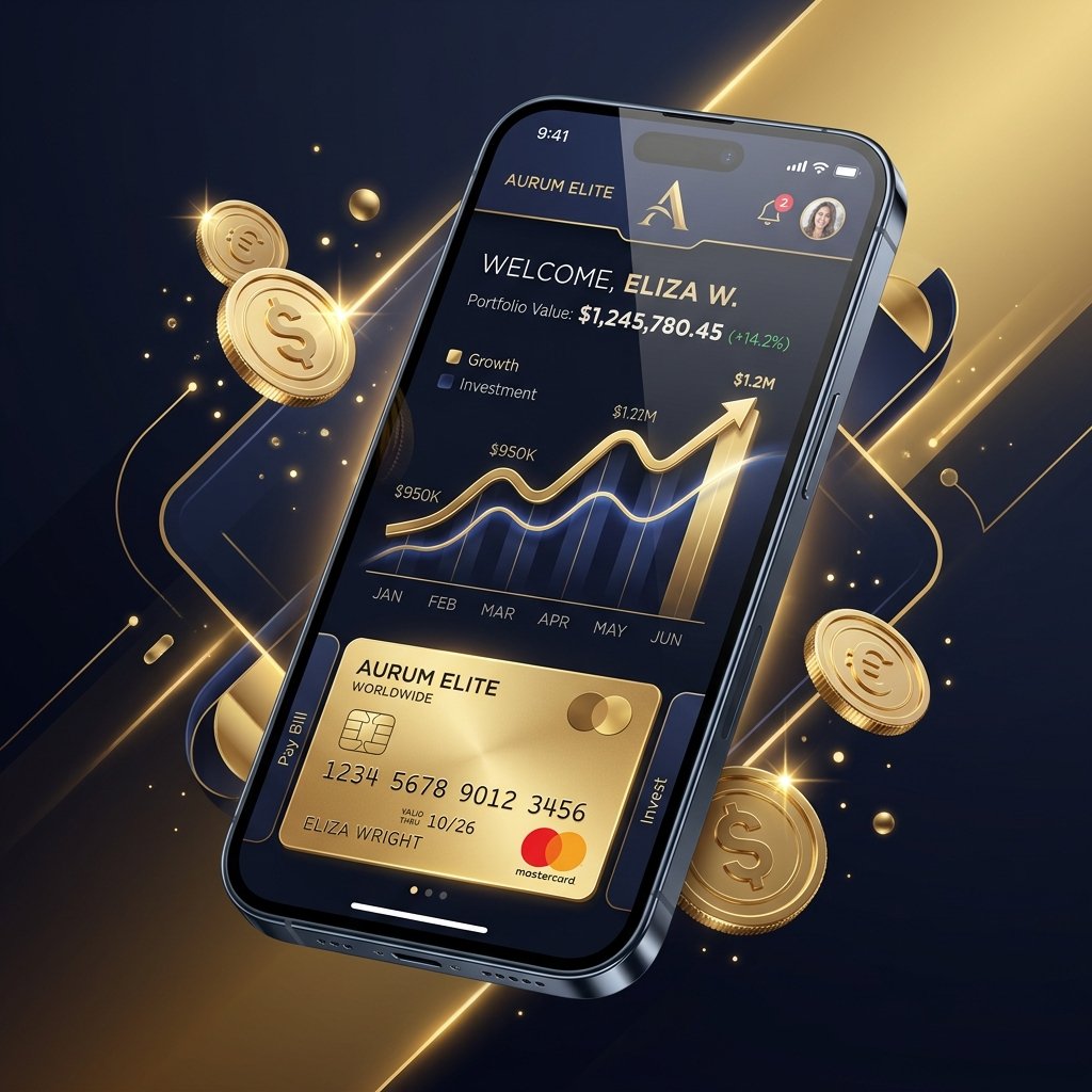 Premium Fintech & Banking App